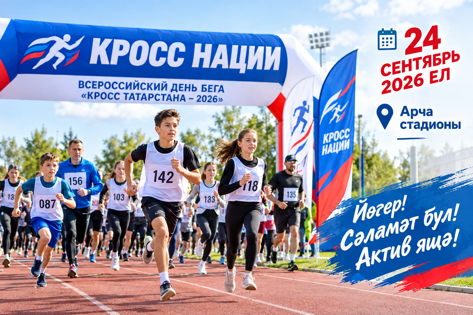 Ярышлр иң массакүләм спорт чарасы булыр дип көтелә. 